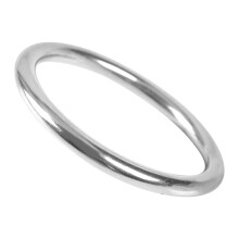 Hochwertiges 304 Edelstahl Marine-Schweißring poliert O-Kreis 6x60mm