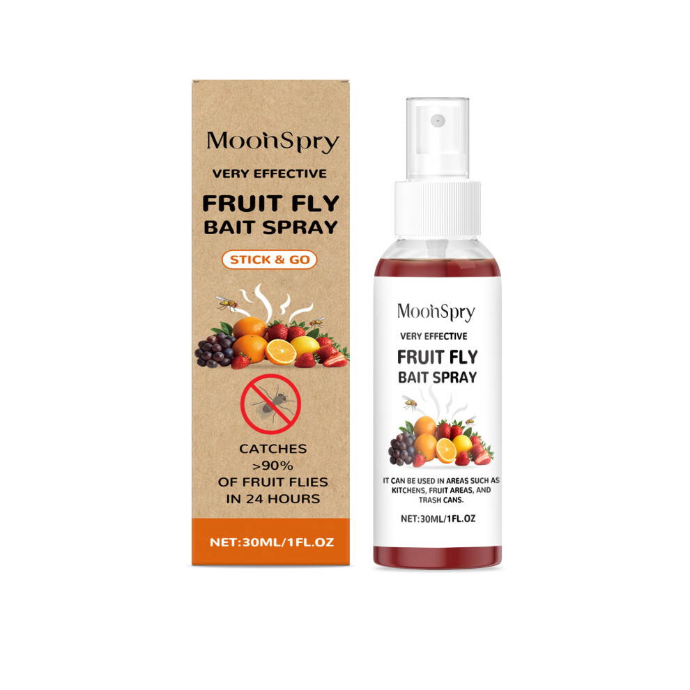 (30ml) Fruit fly bait spray Daily catching household kitchen fruit fly spray