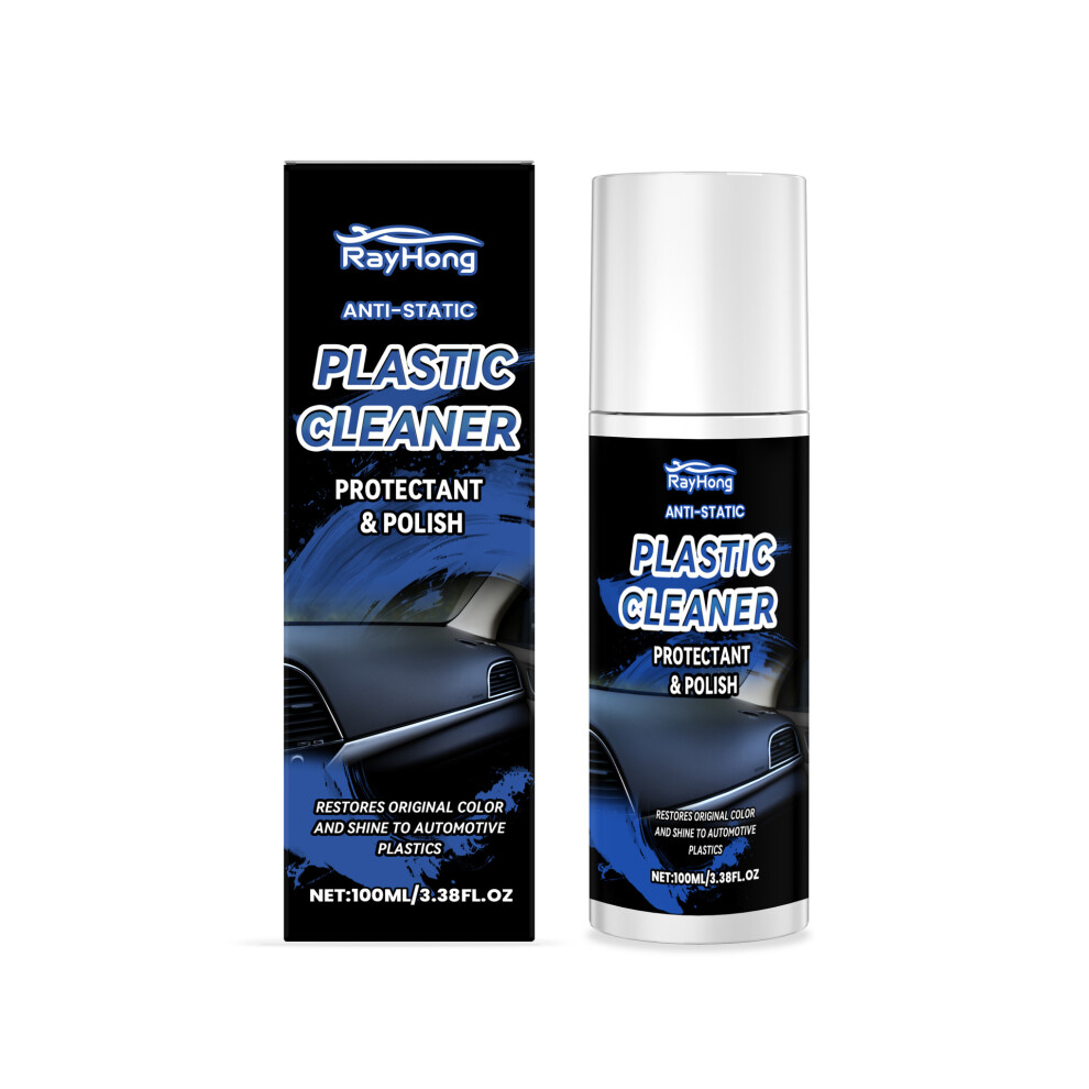 (100Ml) Rayhong Automotive Plastic Renovation Care Agent Decontamination Removal Anti-Fouling Interior Dashboard Polishing Cleaner 4048284059297