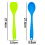 Flexible Scraper Silicone Spatula, Non Scratch, Easy Cleaning Multipurpose Use Set For Cooking And Baking (2 Piece) 2