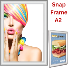 A2 Snap Frame Poster Holder with Anti-Glare Cover
