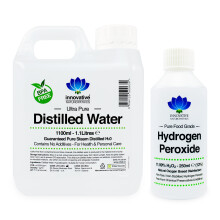 12% Hydrogen Peroxide - 250ml &amp; Distilled Water 1.1 Litres