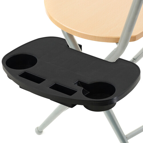 2pk GEEZY Clip-On Side Table For Camping Chair | Outdoor Fishing Storage Accessory