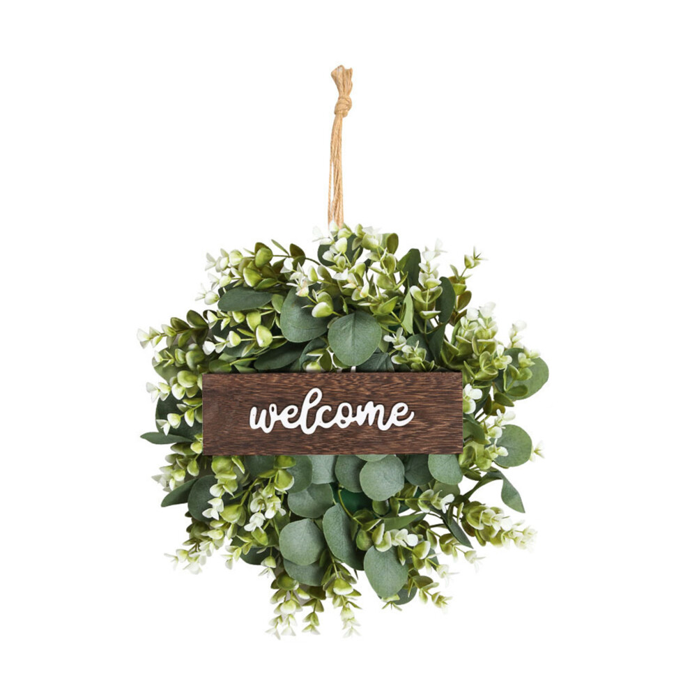 (35cm) Stylish Eucalyptus Wreath Symbol Of Warmth And Joy Welcome On Wreath-image-OPC-PMX7NSB-NEW