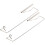 2pcs Aluminum Thread Rack Holder for Vintage Sewing Machine, 23cm 2