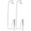 2pcs Aluminum Thread Rack Holder for Vintage Sewing Machine, 23cm 10