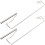 2pcs Aluminum Thread Rack Holder for Vintage Sewing Machine, 23cm 11