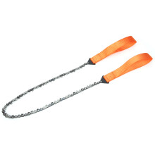 Outdoor 33-Tooth Pocket Chainsaw Zipper Saw for Camping & Mountaineering, 103cm Orange