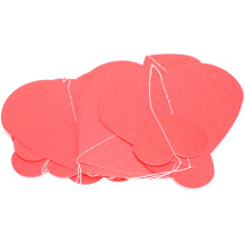 6Pcs Red Loving Heart Garland for Valentine's Day & Wedding Decor