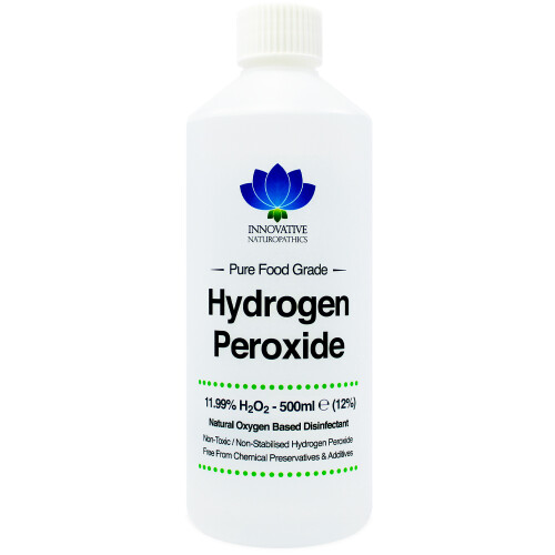 12% Hydrogen Peroxide - 500ml & Distilled Water 1.1 Litres 1
