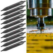 Zentrierschnitt-Set 10 Stück Edelstahl A-Typ 2 mm für die Metallverarbeitungsindustrie