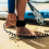 Surf Leash 6ft Surfboard Traction Rope Strap with Secure Fastener Blue 6