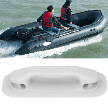 2 Stück aufblasbarer Beiboot-Geländer Grau/Weiß 23,5x8,5x4,5 cm für Bootsfishing