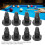 15 pcs Billiard Cue Bottom Rubber Plug Protection Pads, Black 3