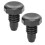 15 pcs Billiard Cue Bottom Rubber Plug Protection Pads, Black 6