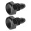 15 pcs Billiard Cue Bottom Rubber Plug Protection Pads, Black 7