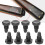 15 pcs Billiard Cue Bottom Rubber Plug Protection Pads, Black 10