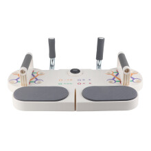 (White) Plank Board Core Trainer with Timer Push Up Training Plate White