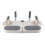 (White) Plank Board Core Trainer with Timer Push Up Training Plate White 1