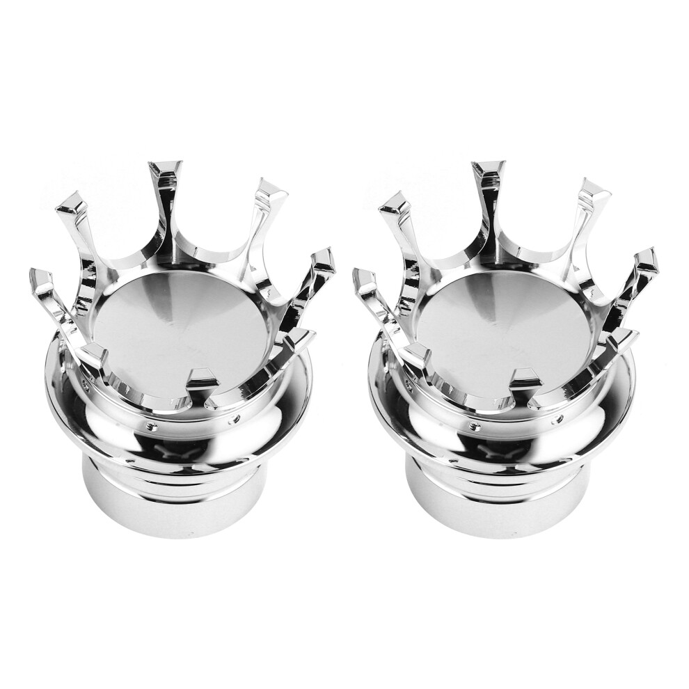 Cnc Aluminum Alloy Front Axle Cap Cover Chrome 62X65mm For Motorbikes 9391360127454