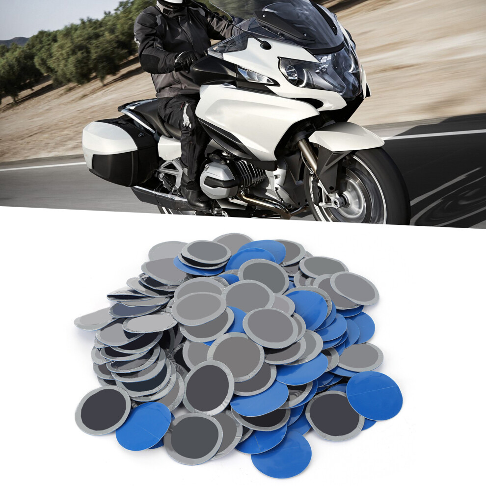 1.7In Tire Repair Rubber Patch For Tubeless Tyres Puncture Fix Car Motorcycle 4181360127357