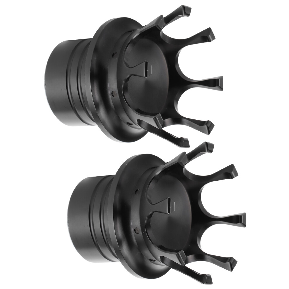 Front Axle Cap Covers Cnc Aluminum Alloy 62X65mm For Motorbike Black 9301360128009