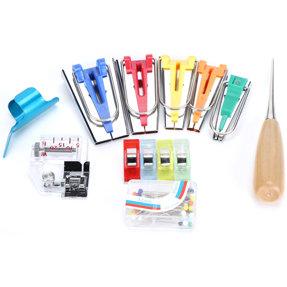 Fabric Binding Tape Maker Kit Manual DIY Presser Foot Sewing Tools-image-OPC-PMX7VRV-NEW