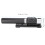 Black Wireless Bluetooth Selfie Stick with Light, 98cm, 55mAh 6