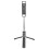 Black Wireless Bluetooth Selfie Stick with Light, 98cm, 55mAh 14