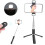 Black Wireless Bluetooth Selfie Stick with Light, 98cm, 55mAh 15