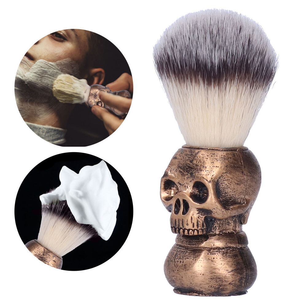 Portable Nylon Foam Shaving Brush for Men, Salon & Travel Use