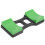Durable 100KG Dumbbell Frame with ABS Plastic and Anti-Roll Stability 11