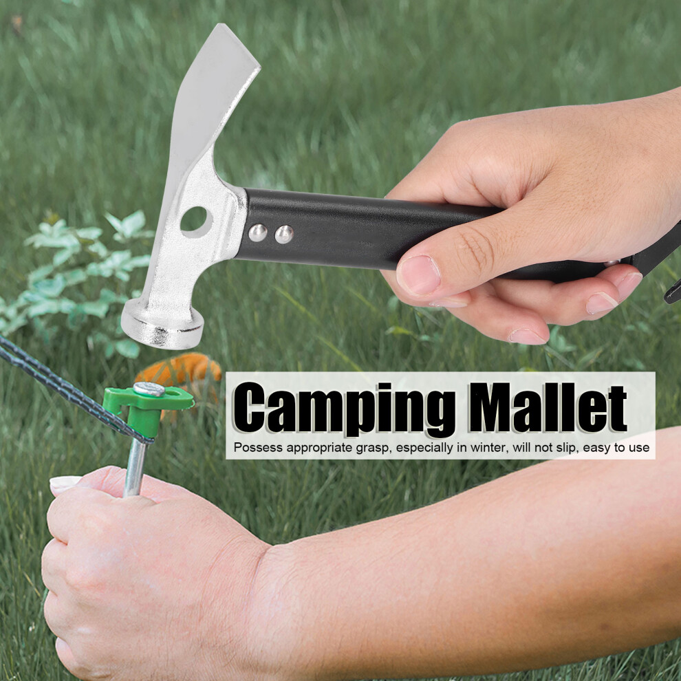 Aluminum Camping Mallet Tent Peg Hammer Puller - Portable & Durable Tool 7691360131874