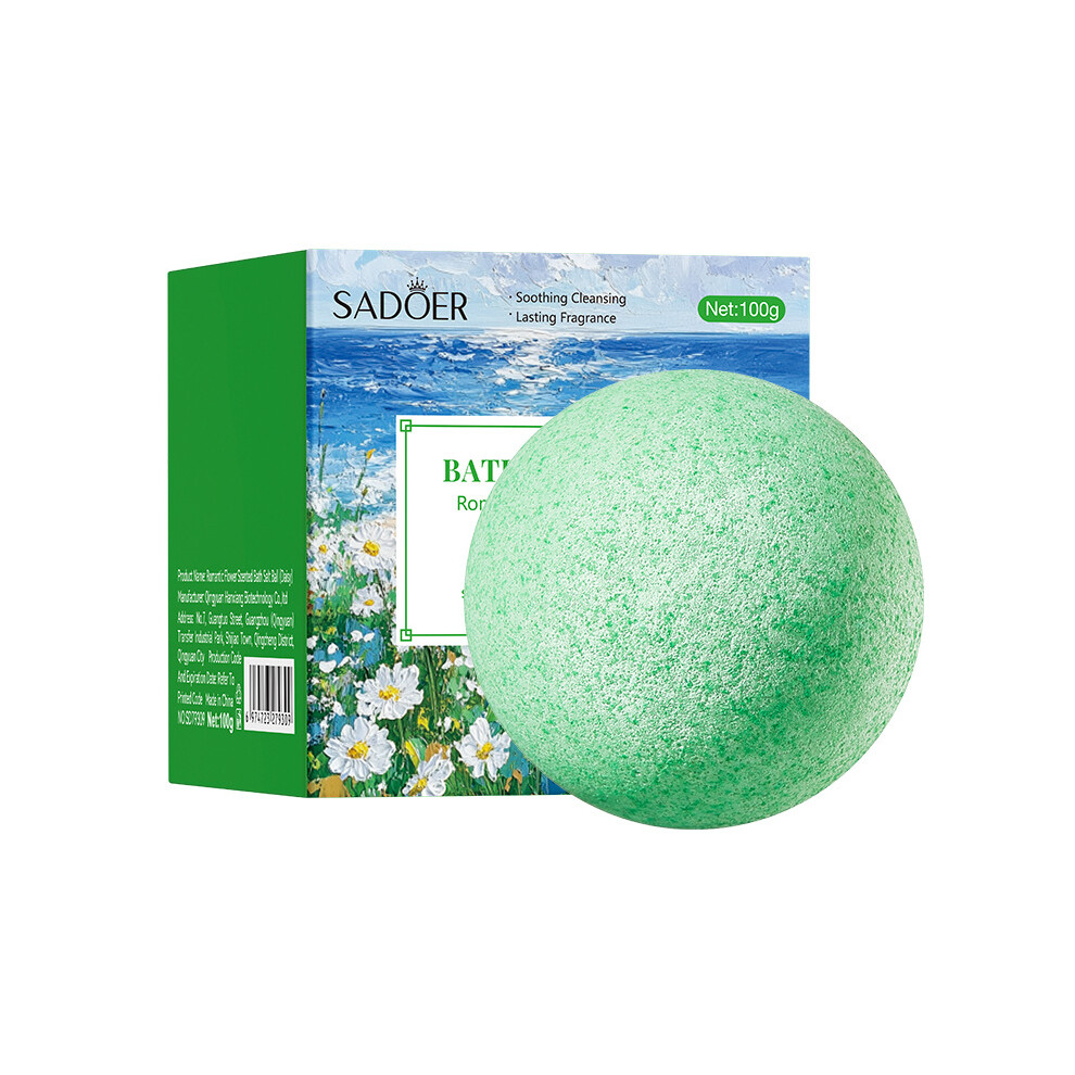 ((daisy)) Romantic Floral Bath Salt Ball (Sinking Ball) 100g Cleansing Body Bath Salt Ball