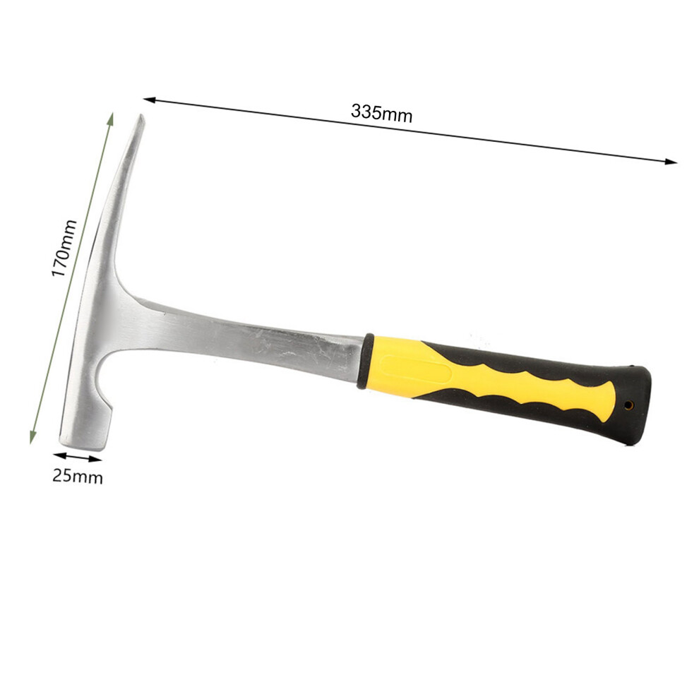 Double Head Flat Mouth Brick Duckbill Hammer 600G For Geology Survey 5081360131967