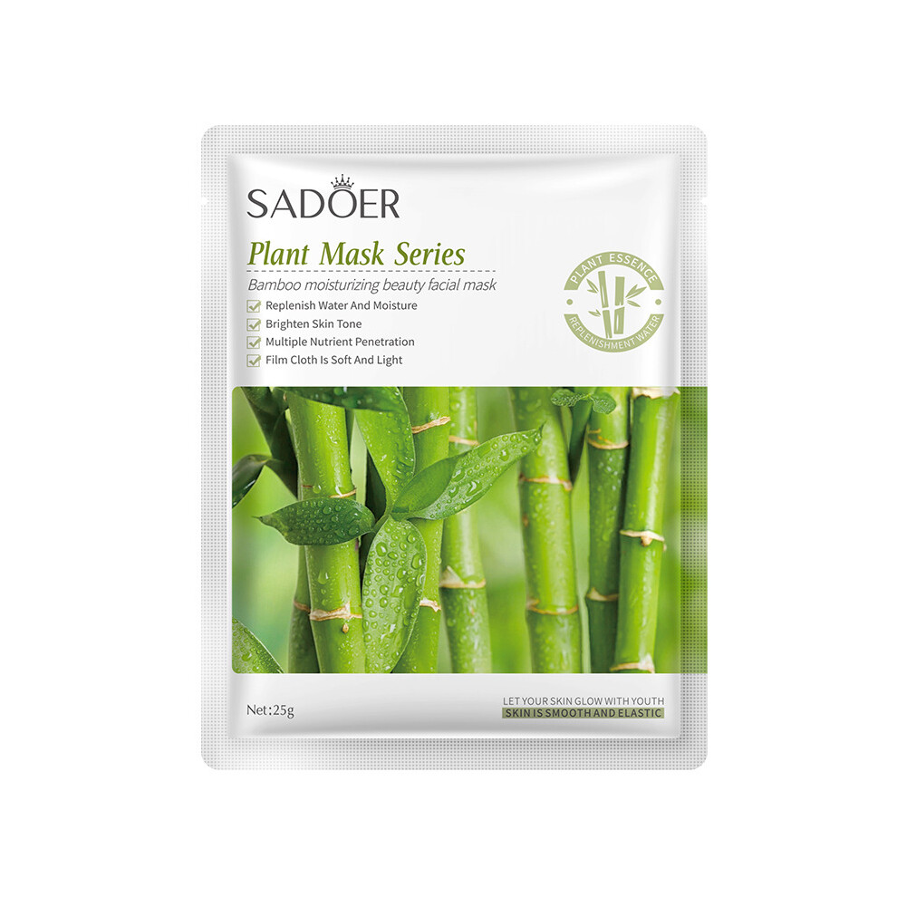 (Bamboo) Facial mask SADOER hydrating and moisturizing