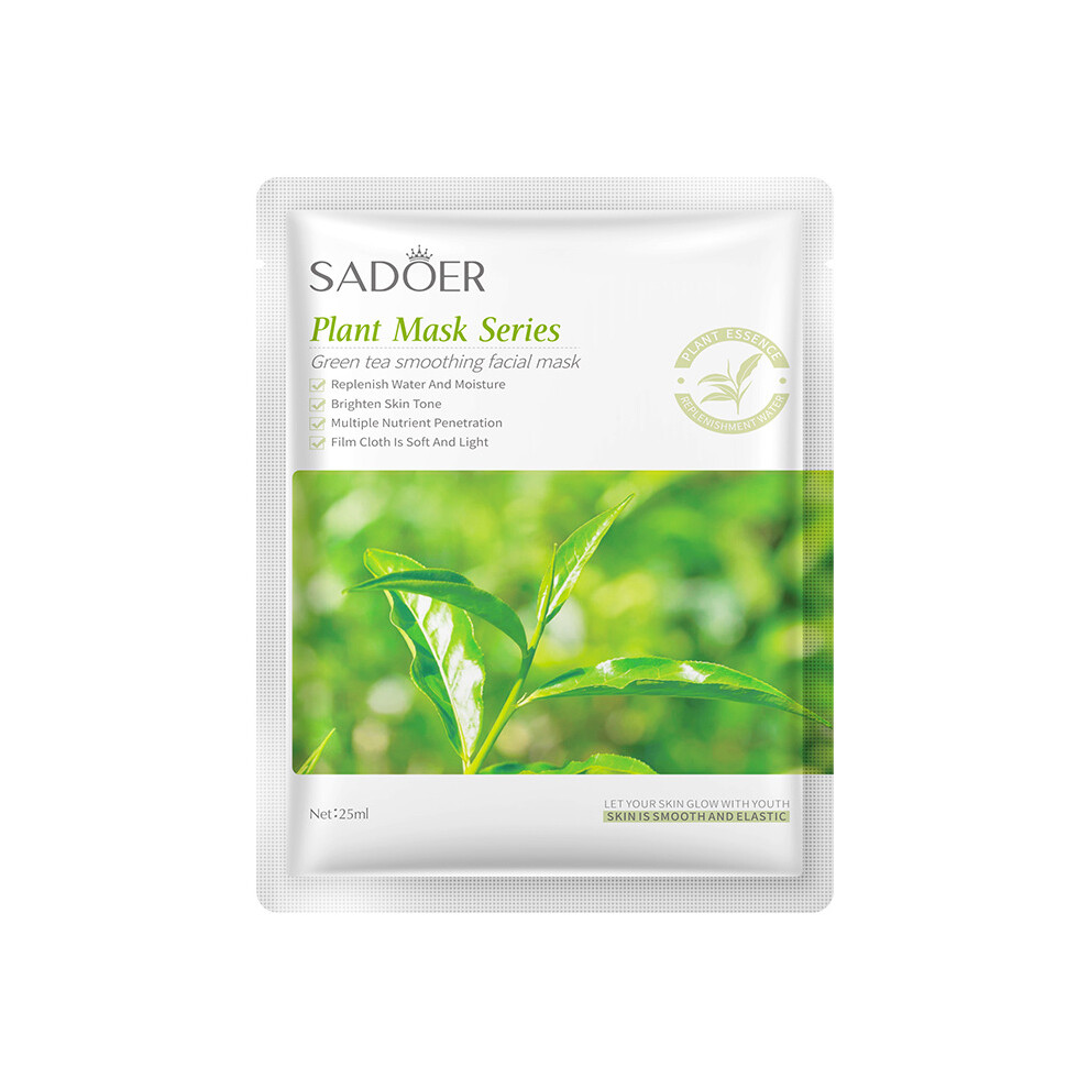 (Green tea) Facial mask SADOER hydrating and moisturizing