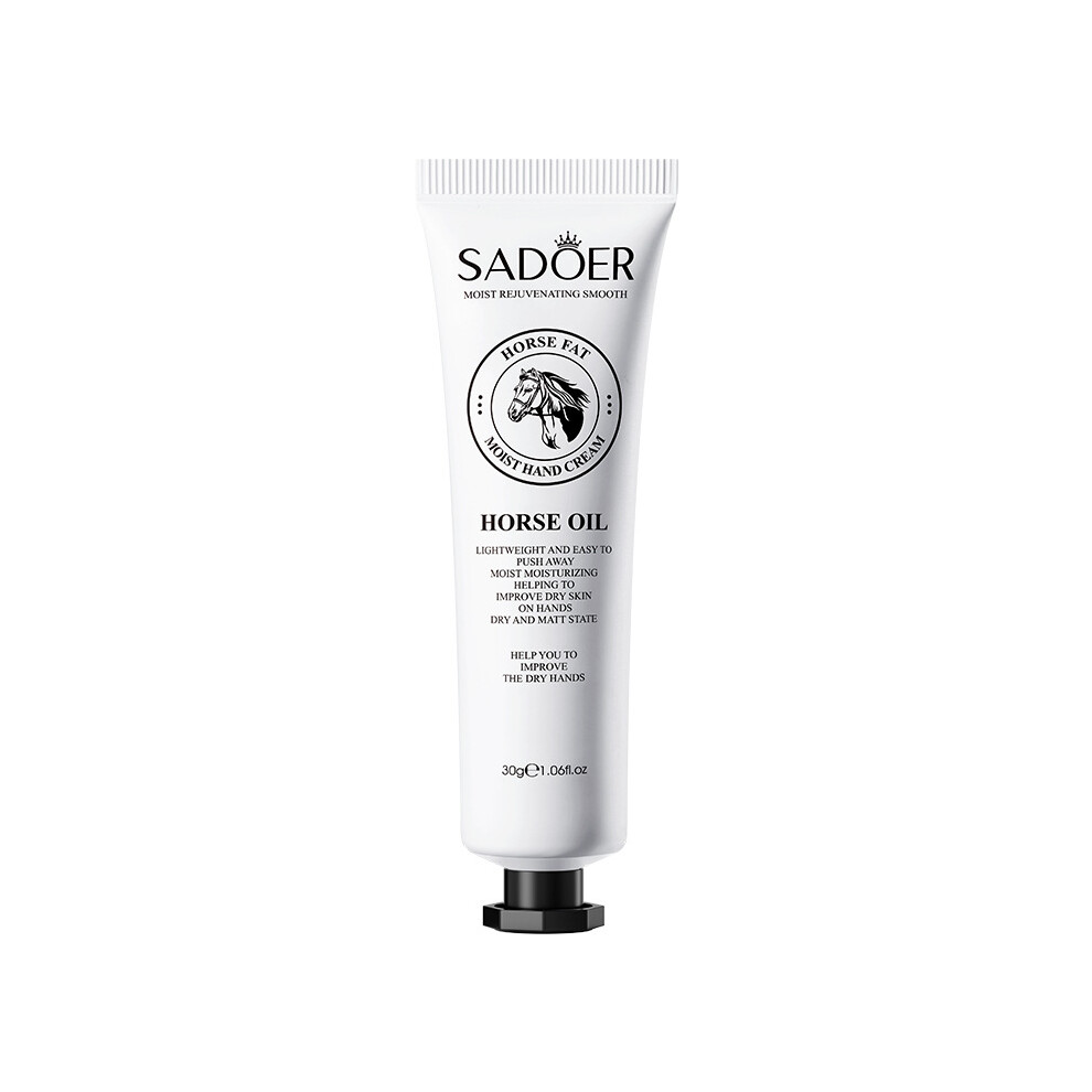 Cream (Horse Oil) Hand 30G Sadoer Hydrating And Moisturizing