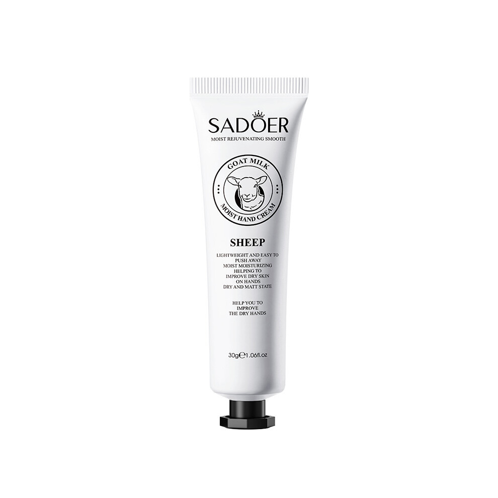 Cream (Goat Milk) Hand 30G Sadoer Hydrating And Moisturizing