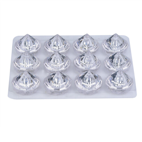 12 LED-Herzenförmige bunte Flüssigkeitssensor-Eiswürfel für Partys 1