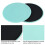 2PCS Light Green Exercise Sliding Gliding Discs for Full Body Workout 4