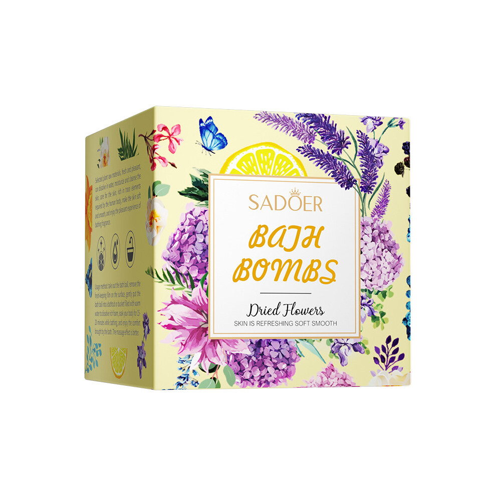 (Flavor of lemon) Bath salt ball 100gSADOER clean fragrance bath ball