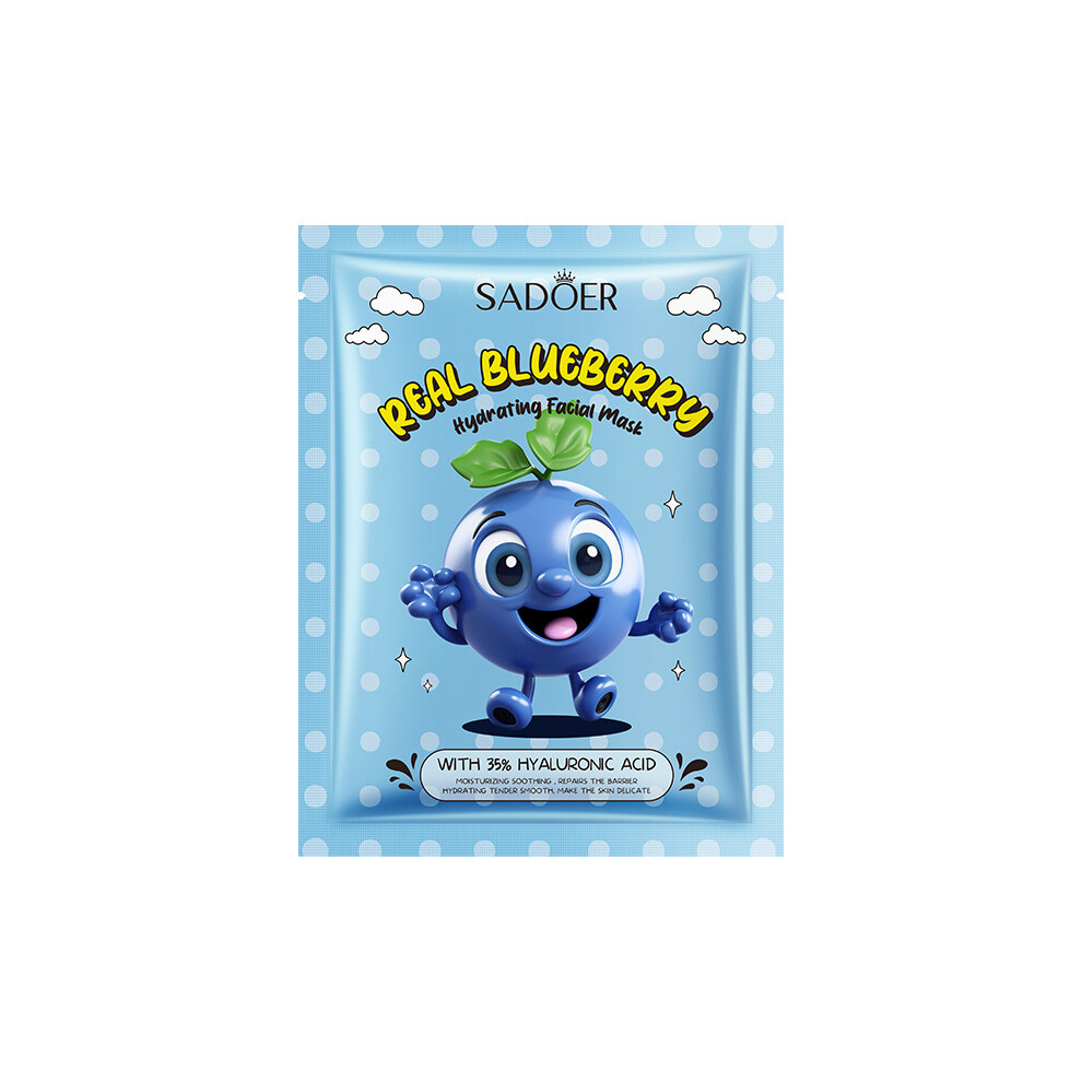 (Blueberry, Suit) Facial Mask SADOER Moisturizing and Hydrating Facial Mask