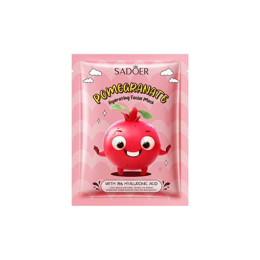 (Pomegranate, Suit) Facial Mask SADOER Moisturizing and Hydrating Facial Mask