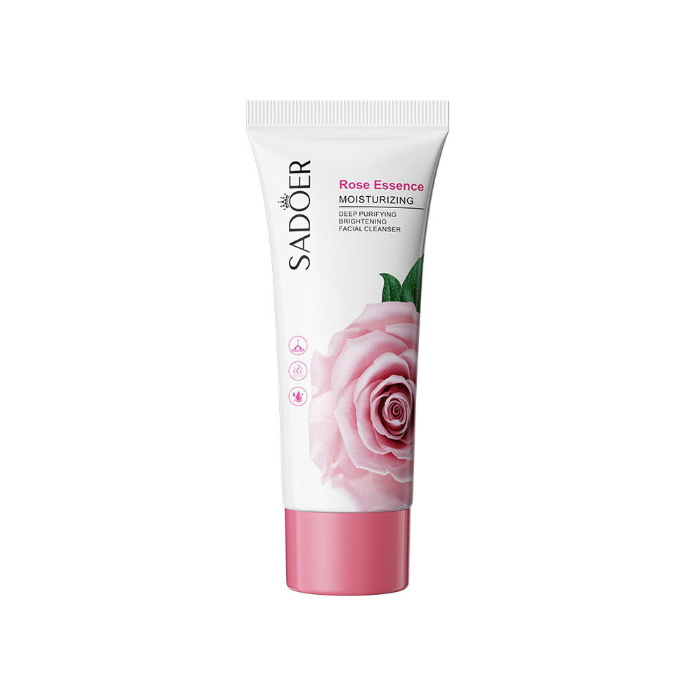 (Rose1) Facial Cleanser SADOER Facial Cleanser 100g Deep Cleansing