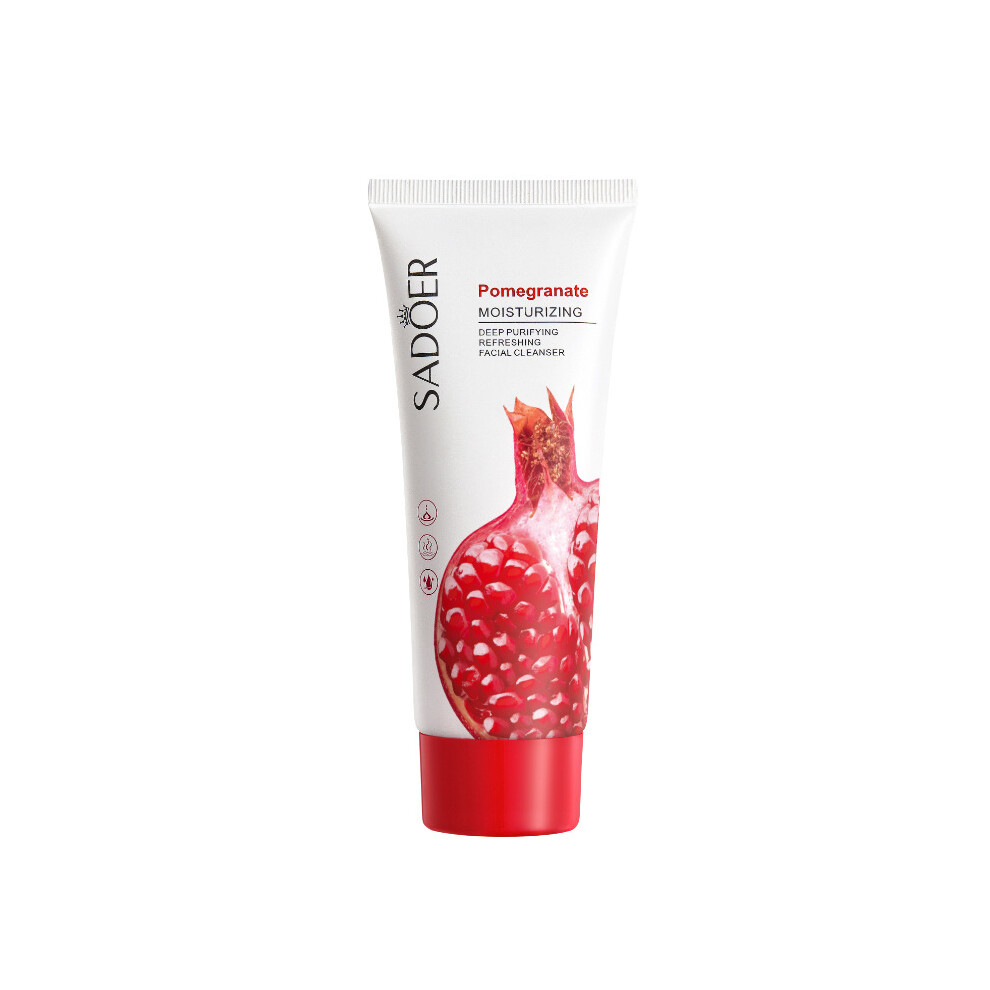 (Pomegranate) Facial Cleanser SADOER Facial Cleanser 100g Deep Cleansing