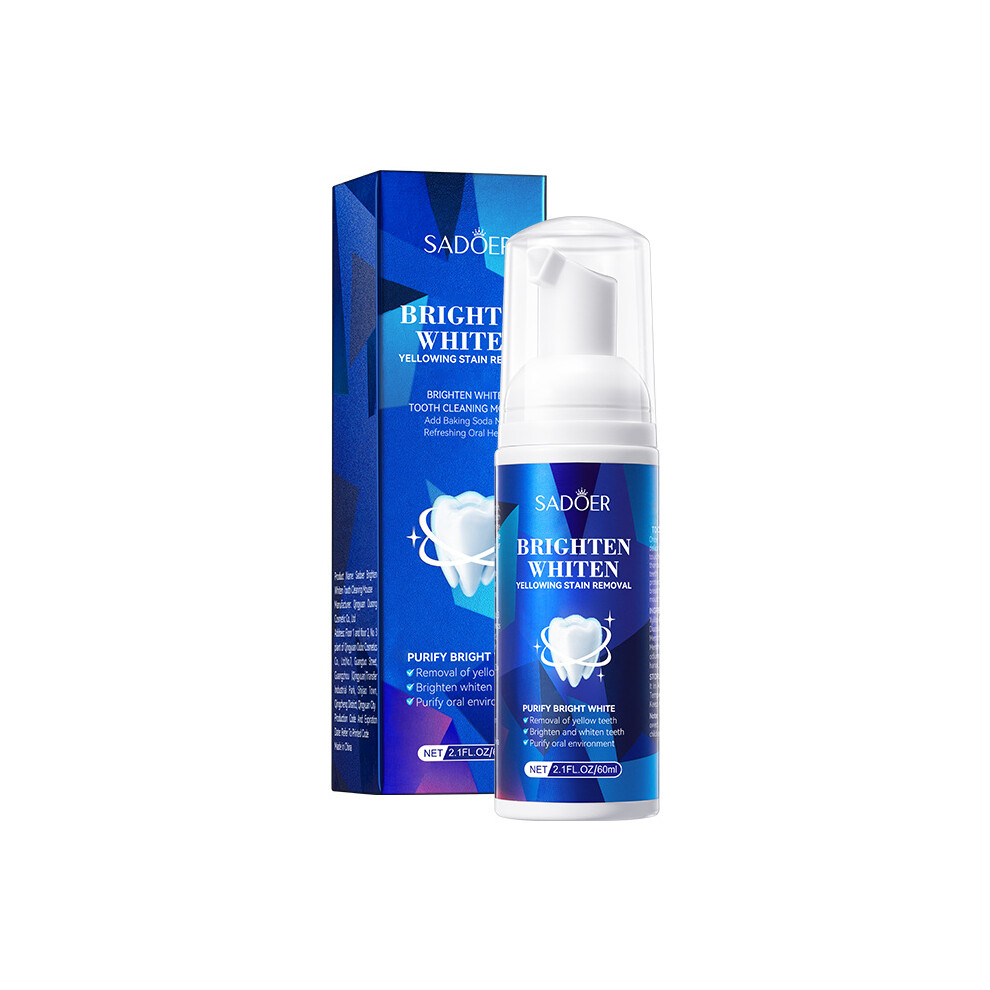 (60ml) Teeth Cleaning Mousse 60mlSADOER Cleans Tartar Gums Teeth Oral Care