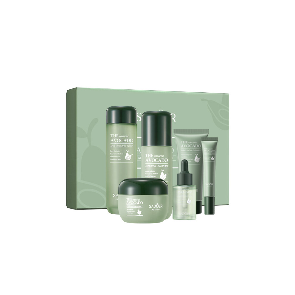 (Six piece set) Skin Care Set SADOER Cleansing, Hydrating and Moisturizing Six-piece Set