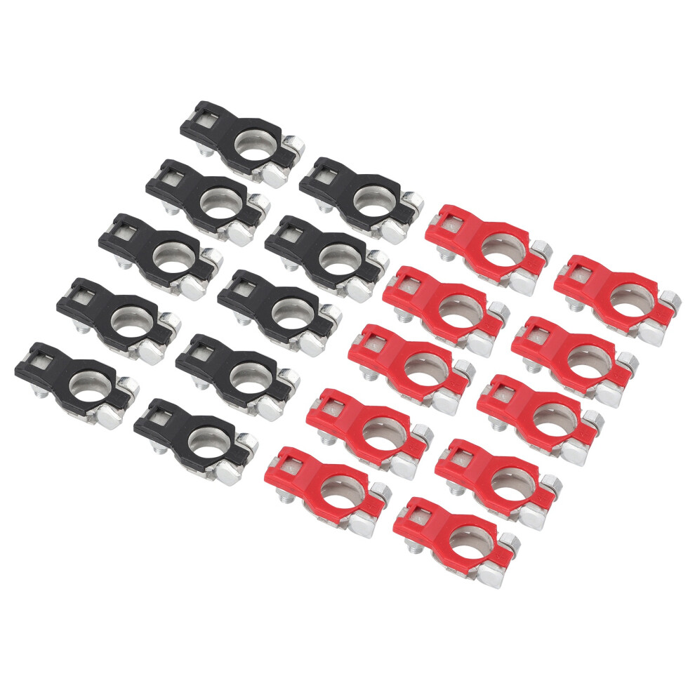 High Conductivity Battery Terminal Clamps - 20Pcs Copper Set For Vehicles 8751360138057