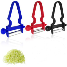 Schälset für ambitionierte Köche, enthält drei Modelle: Standard, Profi und Reibe & Schäler. Der ergonomische Griff sorgt für Komfort und
